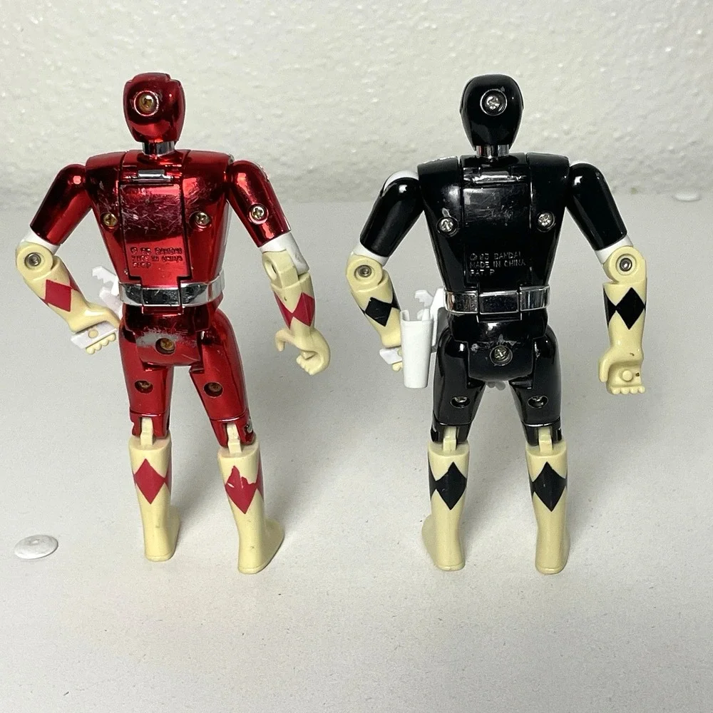 Mighty Morphin Power Rangers MMPR Action Figures Weapons Lot VINTAGE
